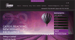 Desktop Screenshot of cairds.co.uk